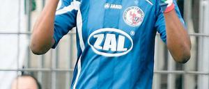 Auf Torjagd im letzten Spiel. Genoveva Anonma führt die Liste der Torschützinnen in der Bundesliga derzeit mit 20 Treffern an. Im Spiel gegen Leipzig will sie den Vorsprung vor Conny Pohlers (19 Tore) ausbauen und die Krone erobern.