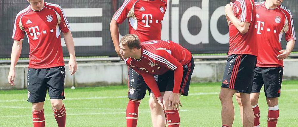 München liegt nicht in Südfrankreich. Toni Kroos, Manuel Neuer, Jerome Boateng und Mario Gomez (von links) reisen erst in ein paar Tagen zur Nationalmannschaft.