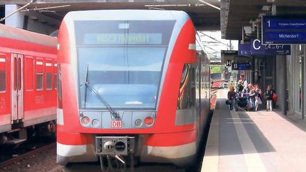 Auf der Rumpfstrecke: Die Regionalbahnlinie 23 verkehrt nur noch zwischen Potsdam und Michendorf.