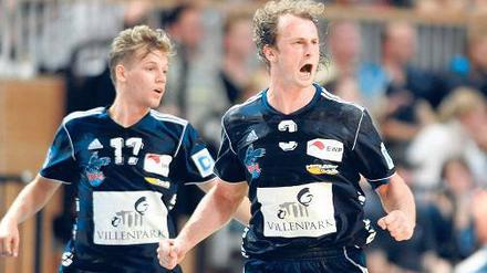 Erleichterung. Marvin Sommer (li.) und Lars Melzer bejubelten den Sieg.