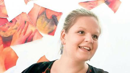 Zerfetzt Gier. Die Abwertung der Frauen in pornografischen Darstellungen hat Virgina Sachse so entsetzt, dass sie ihr Ölbild in Stücke riss.