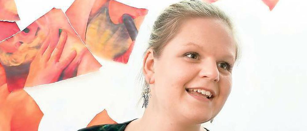 Zerfetzt Gier. Die Abwertung der Frauen in pornografischen Darstellungen hat Virgina Sachse so entsetzt, dass sie ihr Ölbild in Stücke riss.