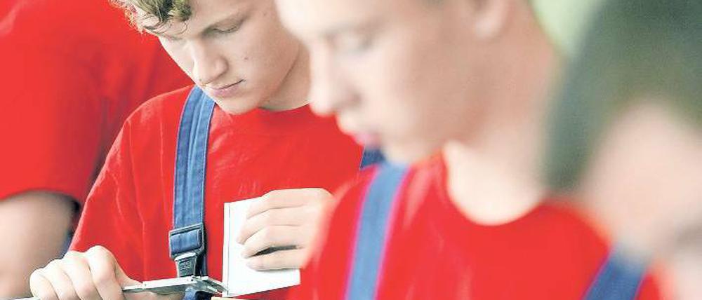Berufliche Perspektiven. Auch in vielen mittelmärkischen Industriebetrieben werden Lehrlinge gesucht – vor allem in den Berufen Metall-, Straßen- oder Tiefbauer sowie Maschinen- und Anlagenführer.