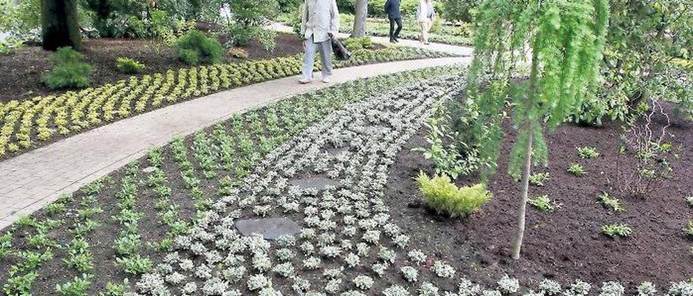 Trauerpfade. Der „Garten der Erinnerung“ lädt zur Besinnung ein.
