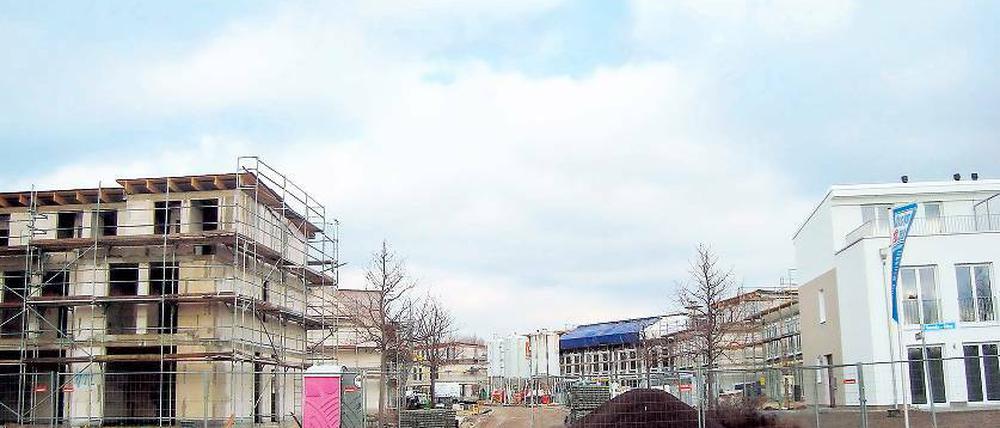 Mühlenviertel in Teltow: Die bestehenden Bebauungspläne lassen einen Zuwachs um 5000 Einwohner zu.