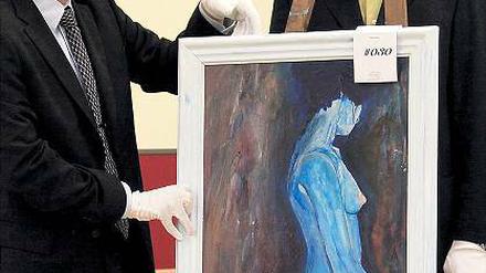 Das Bild der Wahl. Nur Peter Kurgans „Anna“ fand einen Käufer.