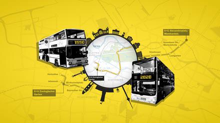 Seit 30 Jahren eine Rundfahrt wert: die Buslinie 100 durch Berlin.