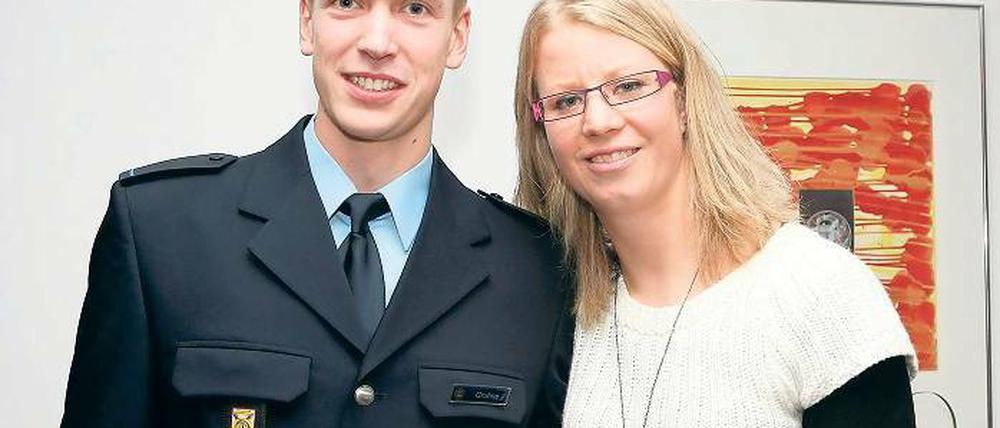 Am Weltcup-Start. Stephanie Schiller und Hans Gruhne rudern in Belgrad.