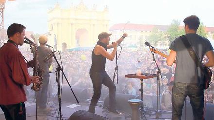 Die Potsdamer Band Hasenscheisse hat bereits mehrfach auf dem Rhythm-Against-Racism-Festival gespielt. Dieses Jahr zieht das Open Air in den Lustgarten.