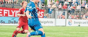 Schönes Tor nach tollem Solo. Antonia Göransson schoss gestern das 2:0.