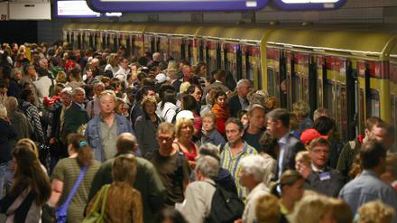 Berlin drängt in die S-Bahn - unfreiwillig.