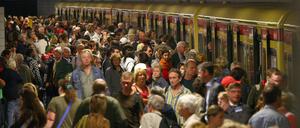 Berlin drängt in die S-Bahn - unfreiwillig.