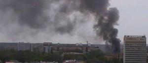 Der Brand auf dem RAW-Gelände.