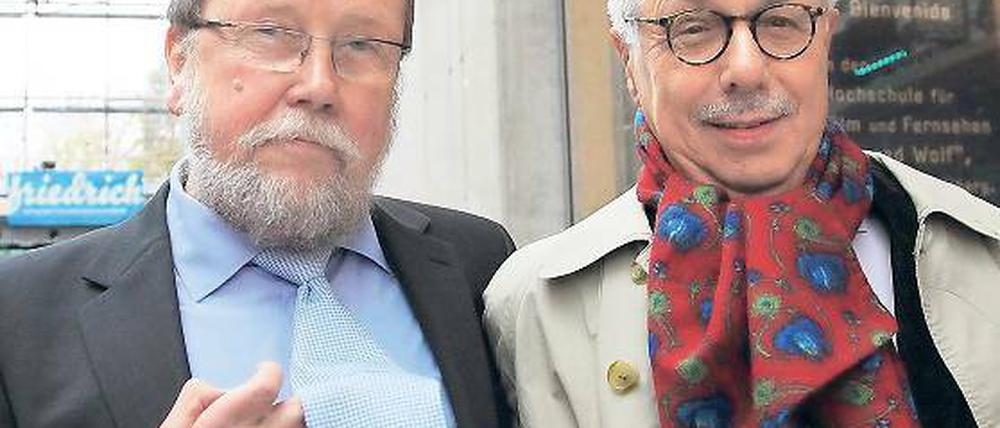 Halten die HFF in Ehren. Dieter Wiedemann (l.) und Dieter Kosslick.