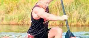 Kämpferischer Potsdamer. Stefan Kiraj will im Einercanadier am Samstag in Duisburg Deutscher Meister über 200 Meter werden und hofft noch auf Olympia.
