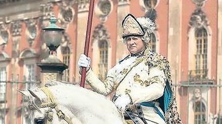 Prunk zu Pferde. „Carrousel“ wird vor dem Neuen Palais zu sehen sein.