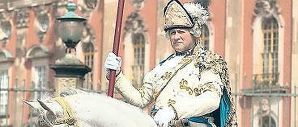 Prunk zu Pferde. „Carrousel“ wird vor dem Neuen Palais zu sehen sein.