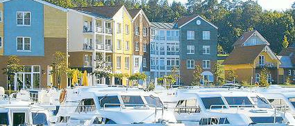 Blick aufs Boot. Zu gewinnen ist ein Aufenthalt im „Marina Wolfsbruch“ in Kleinzerlang bei Rheinsberg.