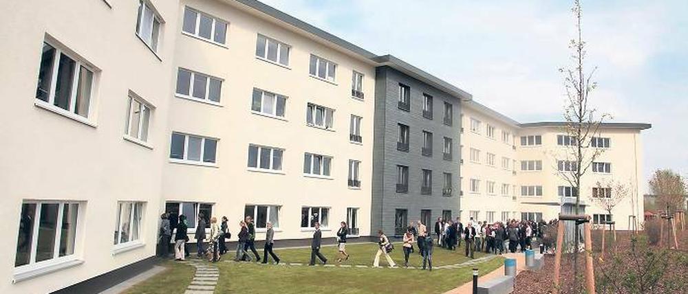 Geschlängelt. Die neue Wohnanlage am Wissenschaftspark Golm.