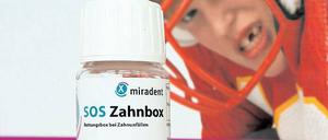 Kleines Glas, große Wirkung. Die Zahnbox soll ausgeschlagene Zähne retten.