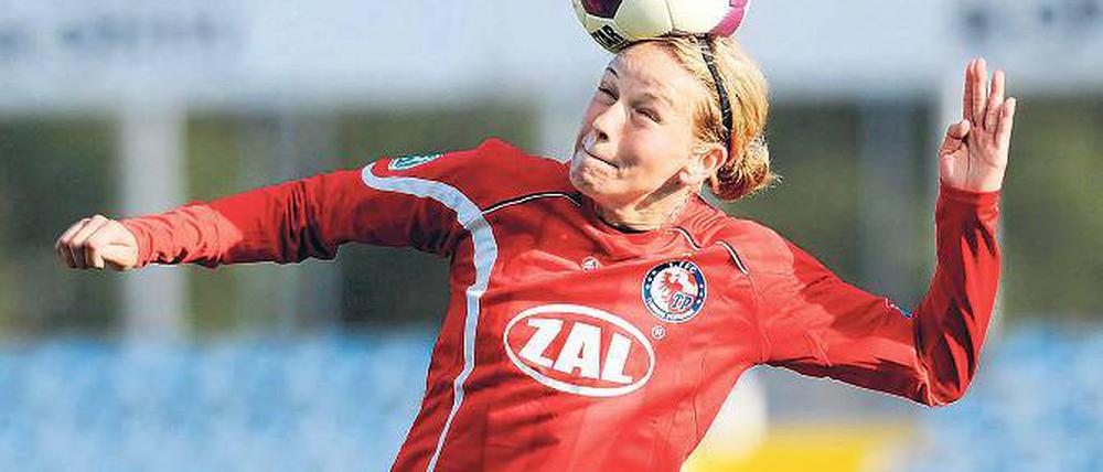 Führungsfigur. Viola Odebrecht wird den 1. FFC Turbine Potsdam zum zweiten Mal verlassen. Zuvor will sie mit ihrem Verein aber ins Endspiel der Champions League.