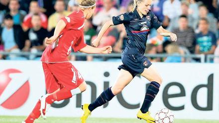 Optimistisch. Lara Dickenmann im Finale 2011 in London.