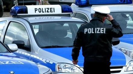 Polizei im Einsatz.