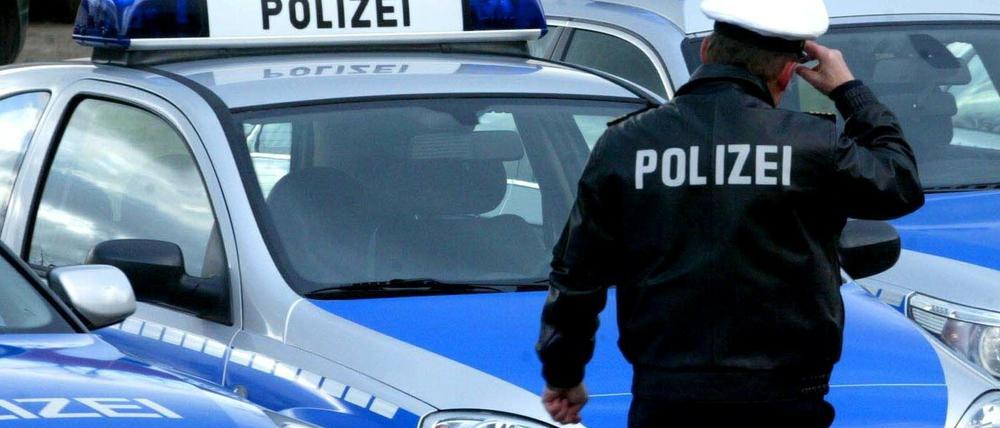 Polizei im Einsatz.