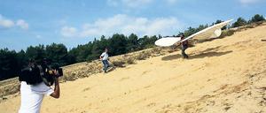 Kurz vor dem Abheben: Wie der Flugapparat „Derwitz“ fliegt, ist demnächst im Pro7-Wissensmagazin Galileo zu sehen.