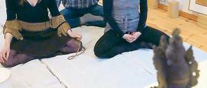 Innere Einkehr. Meditation steht im Mittelpunkt des Buddhismus.