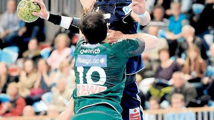 Derbysieger. Philipp Barsties (rechts) traf gegen Leipzig fünfmal.
