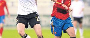 Wiedersehen heute in Mannheim. Potsdams Bianca Schmidt (l.) im Hinspiel gegen die Spanierin Miriam Diéguez.