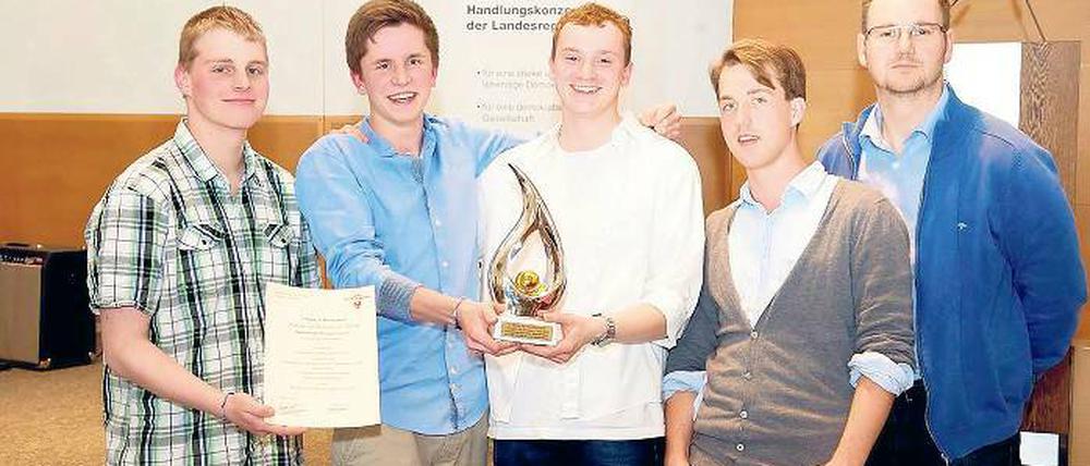 Erster Platz für die Schüler aus dem Filmgymnasium Babelsberg.