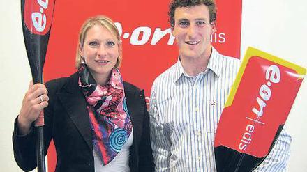 Werden weiter gefördert. Katrin Wagner- Augustin und Sebastian Brendel