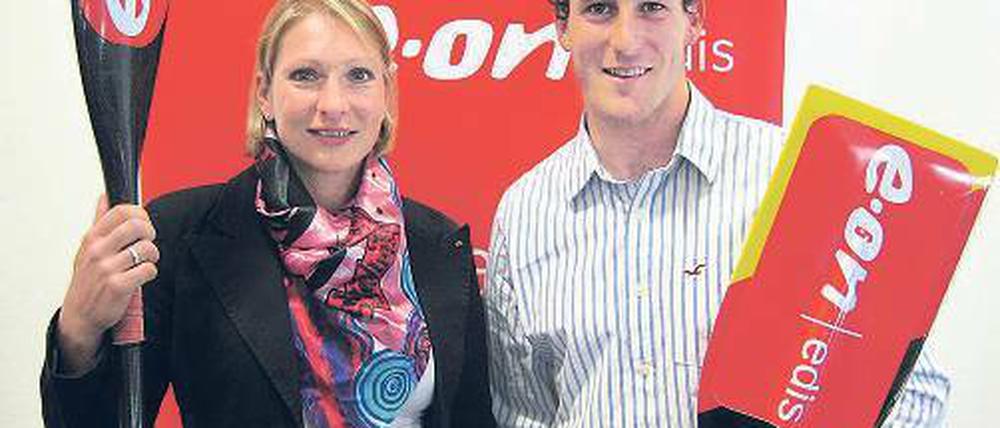 Werden weiter gefördert. Katrin Wagner- Augustin und Sebastian Brendel