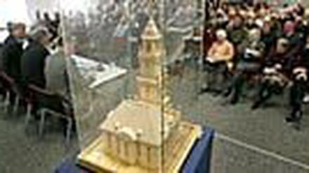 Das Modell der Garnisonkirche.