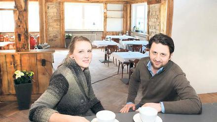 „Im Sommer ist hier die Hölle los.“ Katharina Diekmann und Timm Kleist suchen mit dem „Landleben“ ihre Chance als Gastronomen.