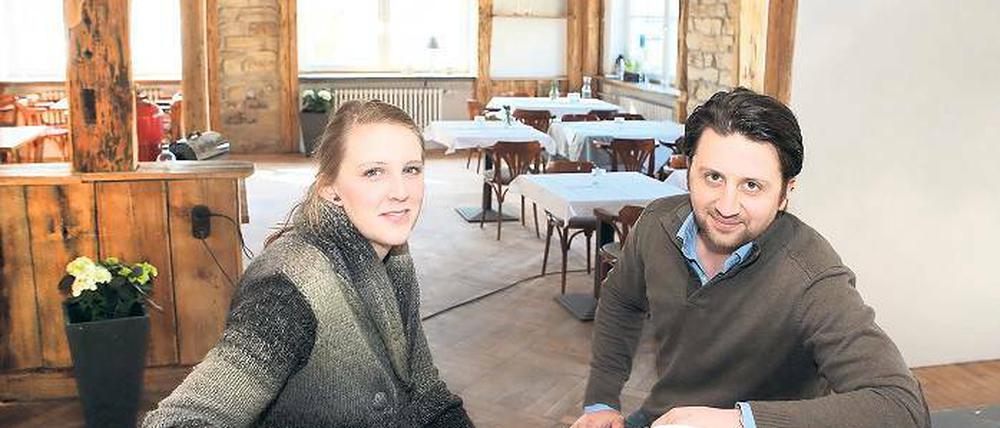 „Im Sommer ist hier die Hölle los.“ Katharina Diekmann und Timm Kleist suchen mit dem „Landleben“ ihre Chance als Gastronomen.