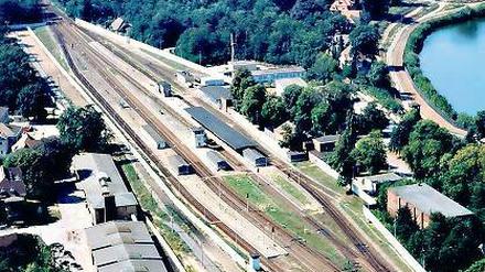 Noch eingleisig. Der Bahnhof Griebnitzsee soll ausgebaut worden.