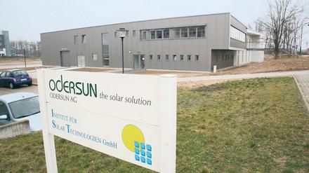 Angeschlagen. Das Solarunternehmen Odersun.