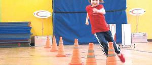 Ab durch die Lichtschranke. Hier wird in Millisekunden gemessen.