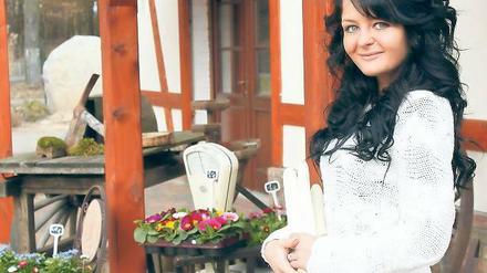 Neu im Amt: Die 20-jährige Beelitzer Spargelkönigin Michèle Zimmermann.