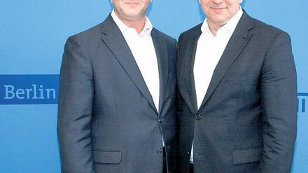 Einheitlich: Klaus Wowereit (r, SPD) und Frank Henkel (CDU).