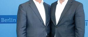 Einheitlich: Klaus Wowereit (r, SPD) und Frank Henkel (CDU).