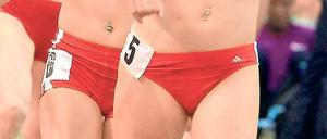 Zwillinge im Titelkampf. Diana (vorn) und Elina Sujew (dahinter) laufen für Potsdam am Samstag erstmals bei den Deutschen Cross-Meiserschaften.