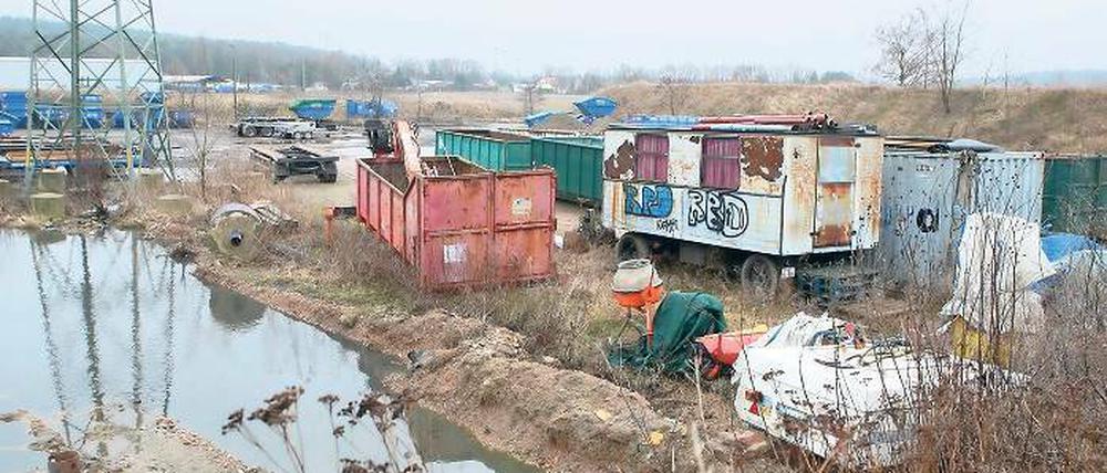 ... wo gehobelt wird: Auch der Containerhof der Firma Richter soll mit dem Flächennutzungsplan legalisiert werden.
