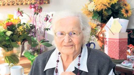 Grund zum Feiern: Martha Timpernagel ist 100 Jahre alt geworden.