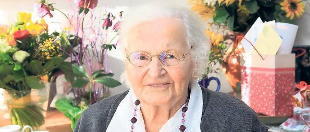 Grund zum Feiern: Martha Timpernagel ist 100 Jahre alt geworden.