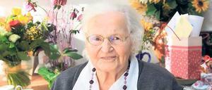 Grund zum Feiern: Martha Timpernagel ist 100 Jahre alt geworden.