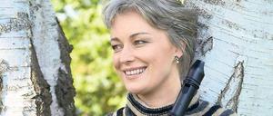 Ihr folgt die treue Fangemeinde. Die dänische Blockflötistin Michala Petri.